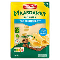 Fettred. Käse 200 g, Maasdamer nussig