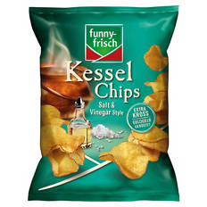 Kesselchips 120 g, Salt & Vinegar
