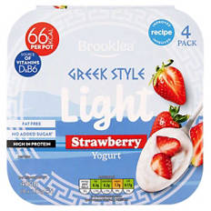 Strawberry Greek Style Yogurt 4 Pack
