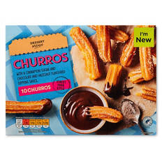 Churros with Chocolate Dip 10 Pack