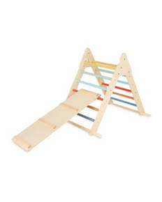 LITTLE TOWN, WOODEN CLIMBING TRIANGLE, CLIMB TRIANGLE