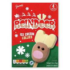 Reindeer Christmas Ice Lollies