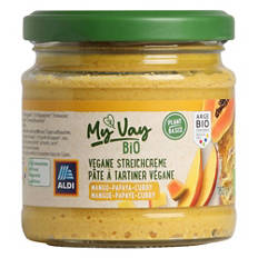 Tartinable végan et BIO, papaye-mangue-curry