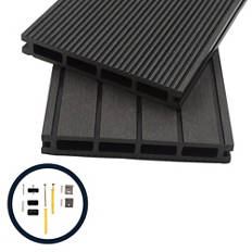 Terrassendielen anthrazit 10m²
