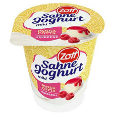 Sahnejoghurt Panna Cotta 140 g, Himbeere