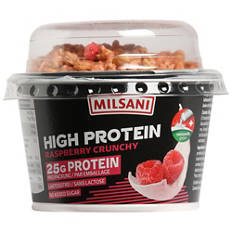 Séré avec du muesli, framboises