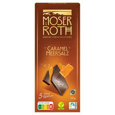 Premium Schokolade 125 g, Karamell-Meersalz