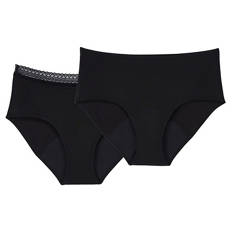 Damen Periodenunterwäsche, 2er-Pack, Hüftslips, S 36/38