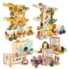 Assortiment en bois pour tout-petits