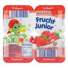 Yogourt junior, fraise-framboise
