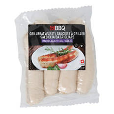 Spécialités de saucisses à rôtir, ail