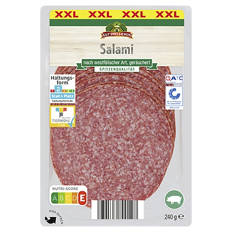 Dauerwurst Aufschnitt 240 g, Salami
