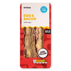 Egg & Bacon with Mayo Sandwich