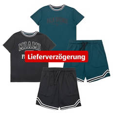 Set sportivo per bambini, maglietta/pantaloncini