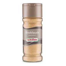 Gewürzgläser, Knoblauch gran.