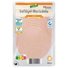 Geflügel-Frischwurst-Aufschnitt 200 g, Mortadella