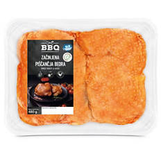 Začinjena piščančja bedra brez kosti, s kožo