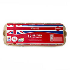 British Medium Free Range Eggs 12 Pack