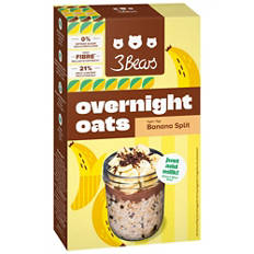 Overnight Oats d’été, banana split