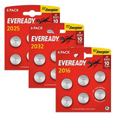 Batterie a bottone Eveready