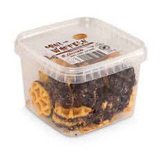 Mini Waffeln, Schokolade