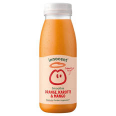 Smoothie 250 ml, Orange, Karotte und Mango