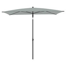 Rechteckiger Balkonschirm, Grau