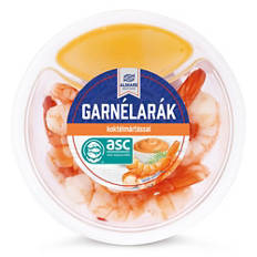 Garnélarák mártogatóssal, koktélmártással, 100 g