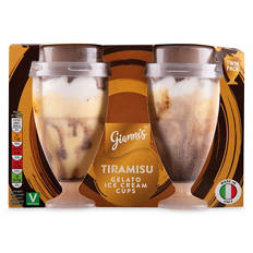 Tiramisu Gelato Cups