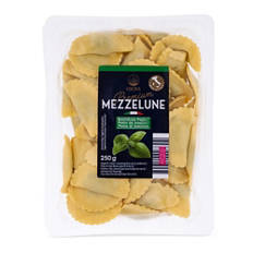 Mezzelune, Basilikum-Pesto