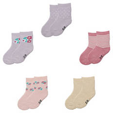 Baby Socken, 5er-Pack, Blume, 12/14