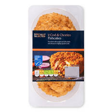 Cod & Chorizo Fishcakes 2 Pack