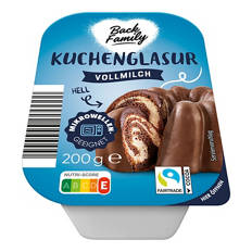 Kuchenglasur 200 g, Vollmilch