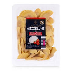 Mezzelune, Tomate und Mozzarella