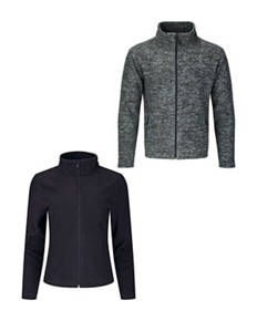 Black Workwear Fleece Jacket
