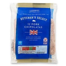 Pork Chipolatas 12 Pack