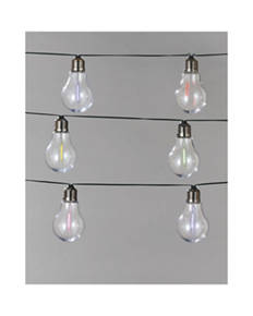 Solar Neon Light Bulb String Lights