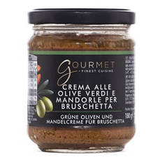 Namaz za Bruschetto, olive z mandlji