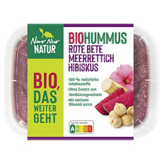 Bio-Hummus 150 g, Rote Beete-Meerrettich