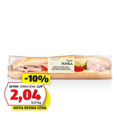 Sveži sendvič, šunka