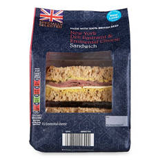 New York Deli Pastrami & Emmental Cheese Sandwich