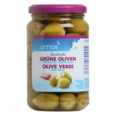 Olive greche ripiene, aglio