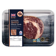 100% British Beef Wagyu Ribeye Steak