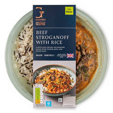 Beef Stroganoff with Rice