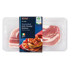 Unsmoked Irish Streaky Rashers