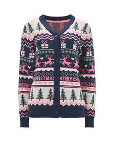 Ladies Christmas Cardigan