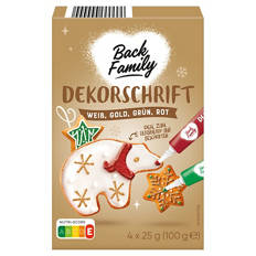 Dekorschrift Glitter 100 g