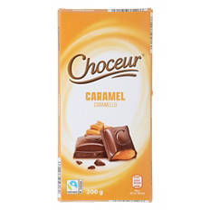 Chocolat fourré, caramel