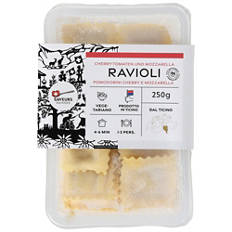 Ravioli ticinesi, pomodoro e mozzarella