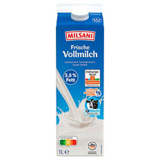 Frische Vollmilch 3,5 % 1 l